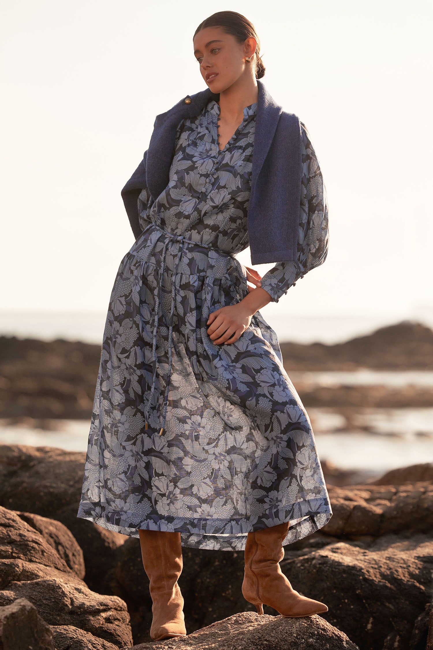 vesper dress - moonstone garden|  zoe kratzmann| considered design