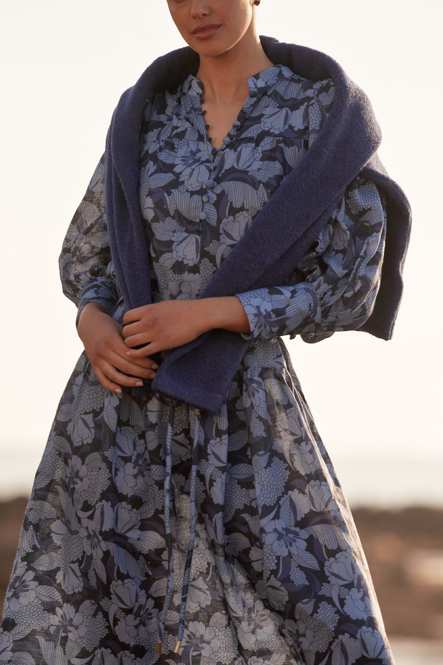 vesper dress - moonstone garden|  zoe kratzmann| considered design