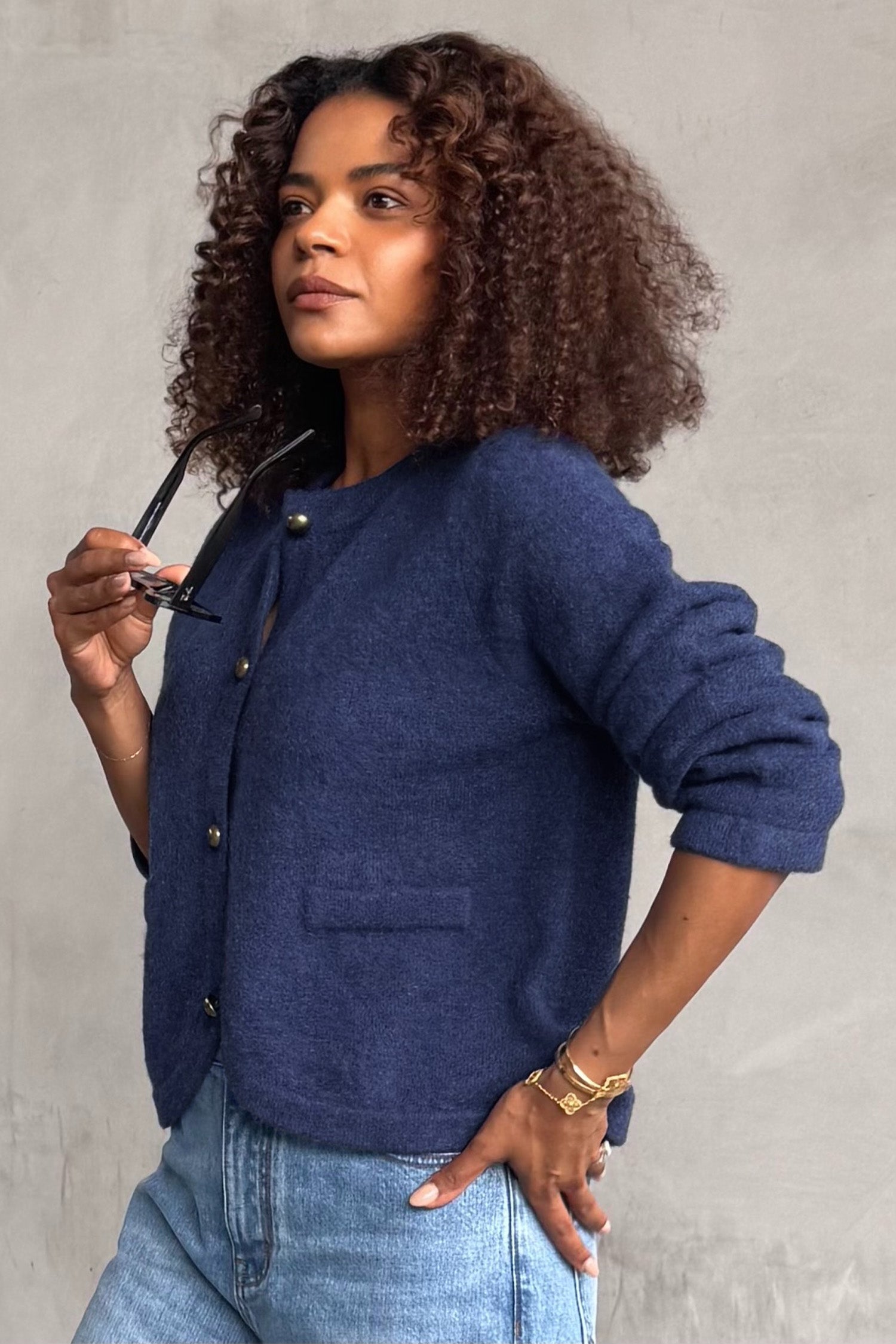 blur knit - sapphire|  zoe kratzmann| considered design