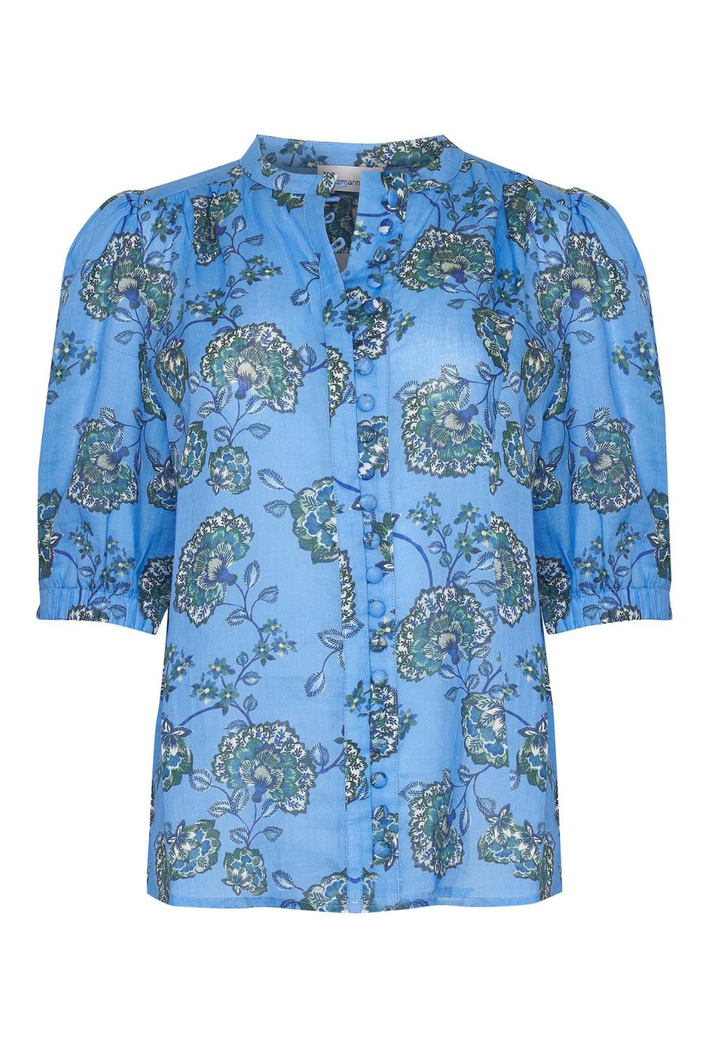virtue top - azure botanic