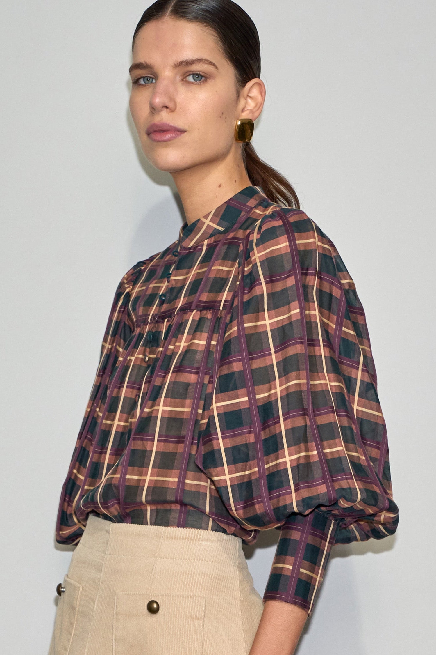 vista top - berry check|  zoe kratzmann| considered design