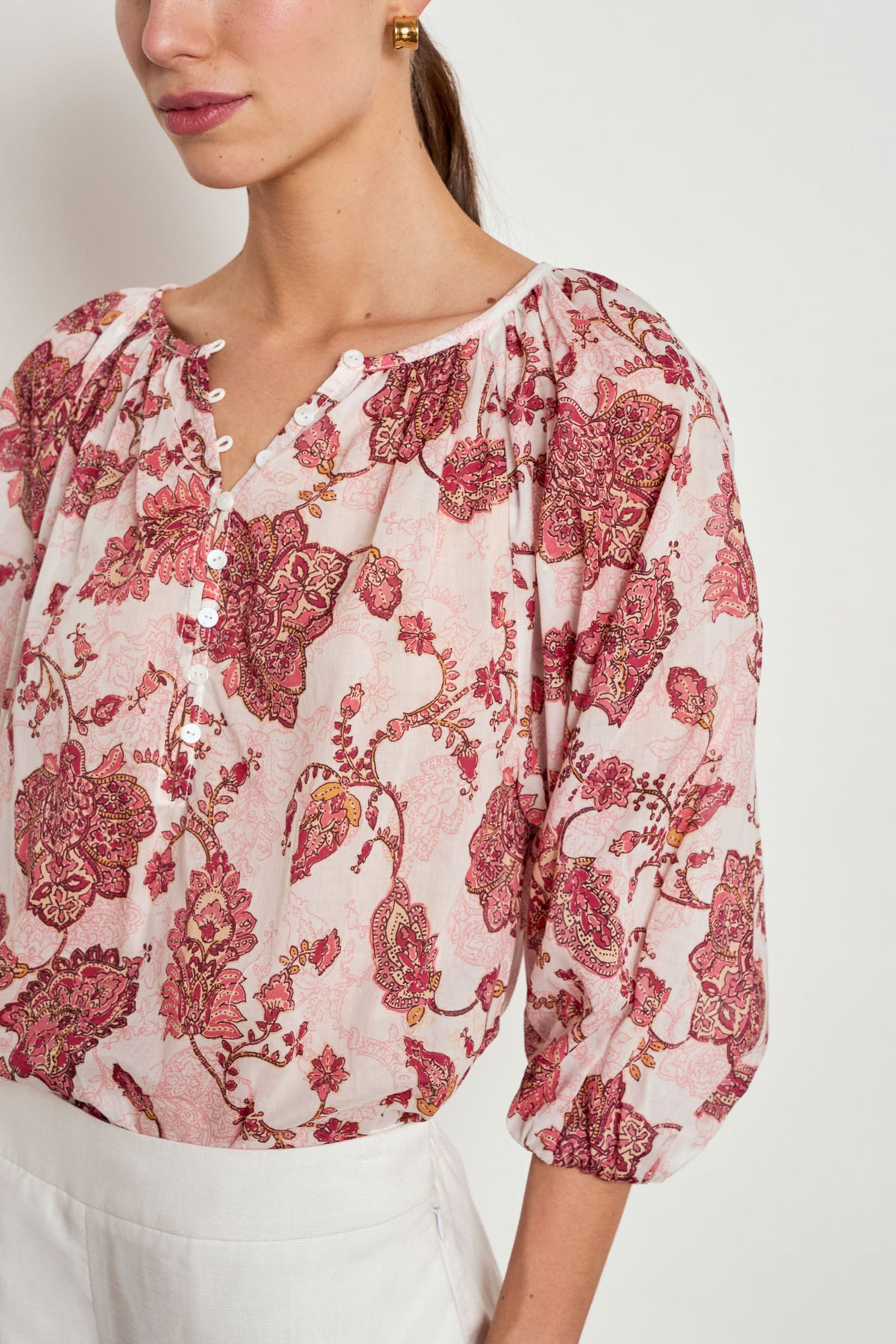 vow top - rose paisley|  zoe kratzmann| considered design