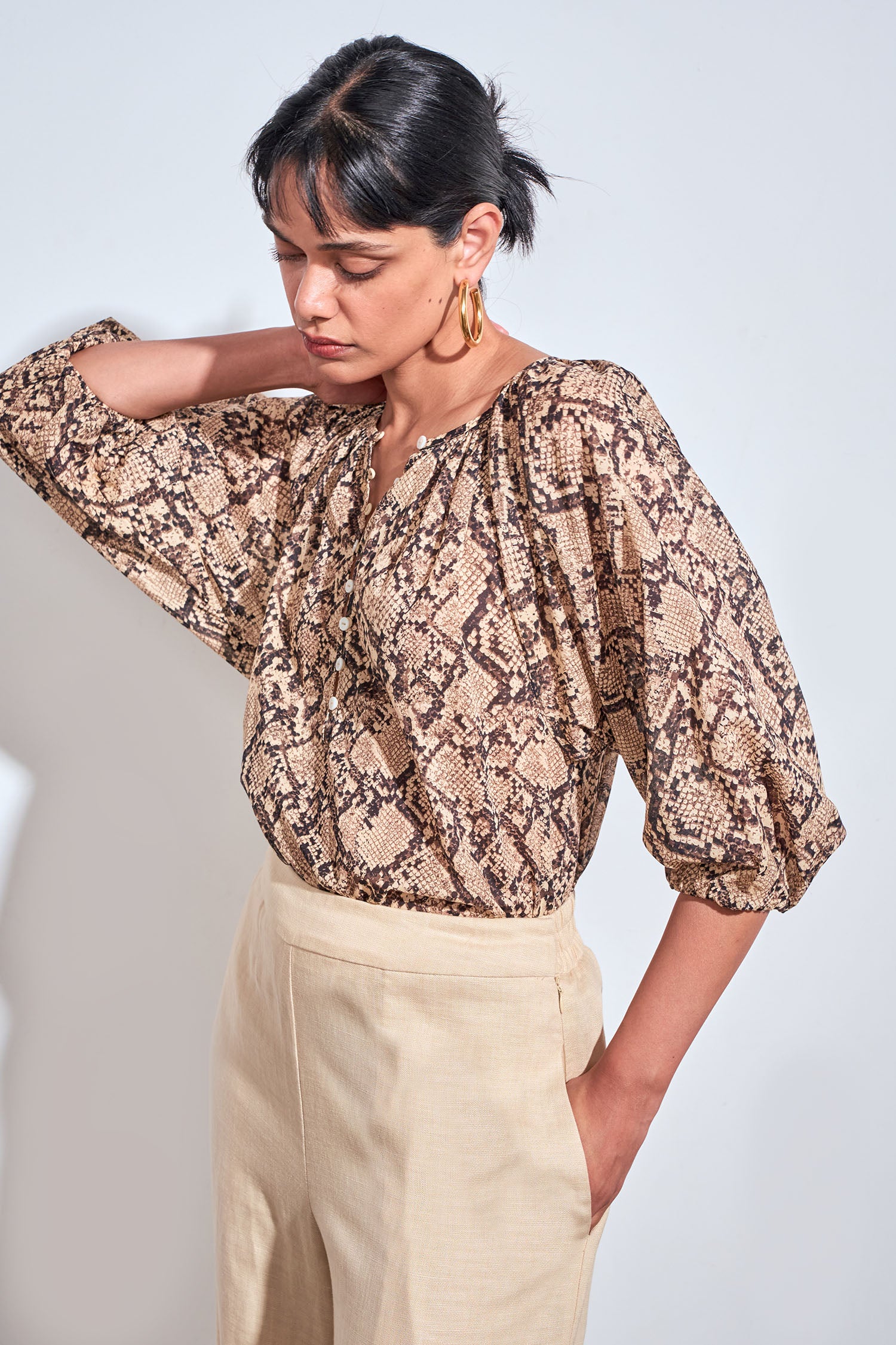 vow top - serpent