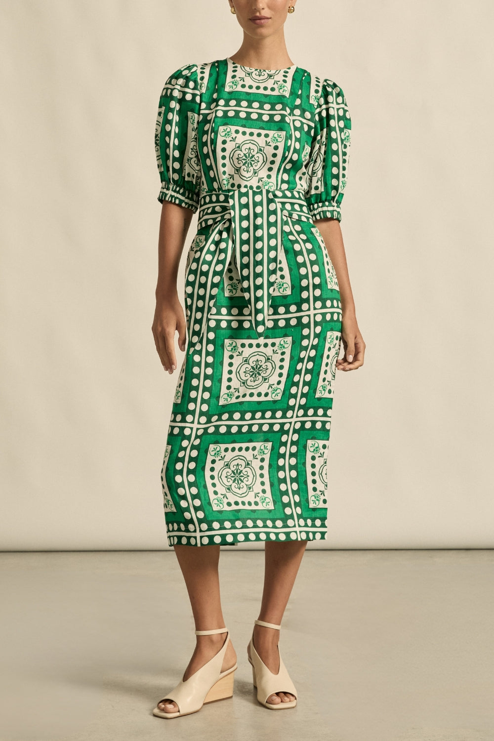 wander dress - parrot scarf|  zoe kratzmann| considered design