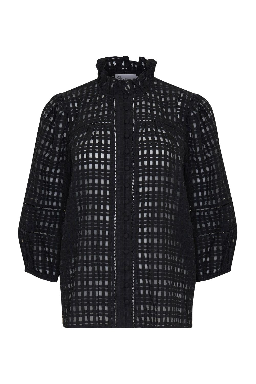 wayfarer top - black window