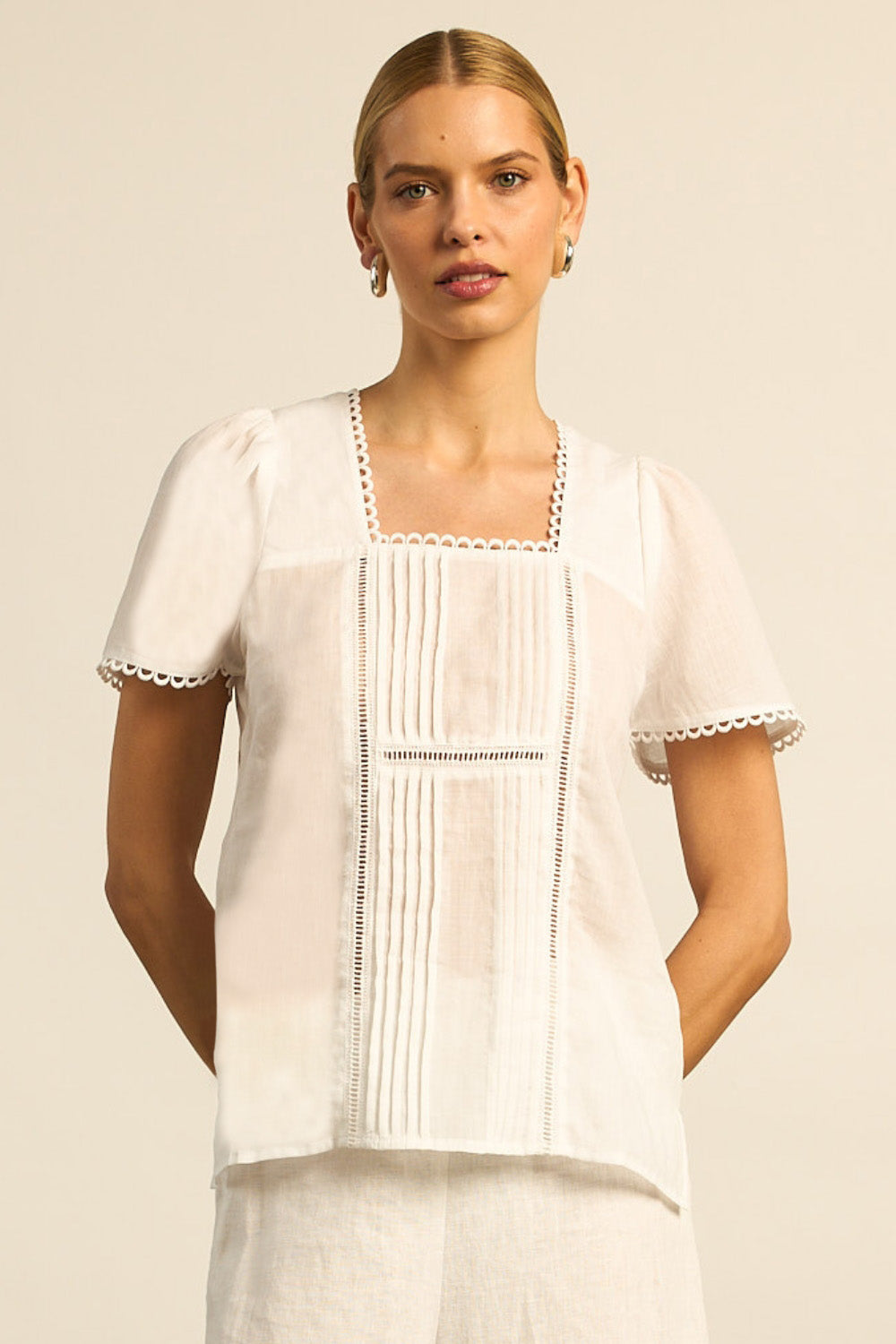 yonder top - porcelain|  zoe kratzmann| considered design