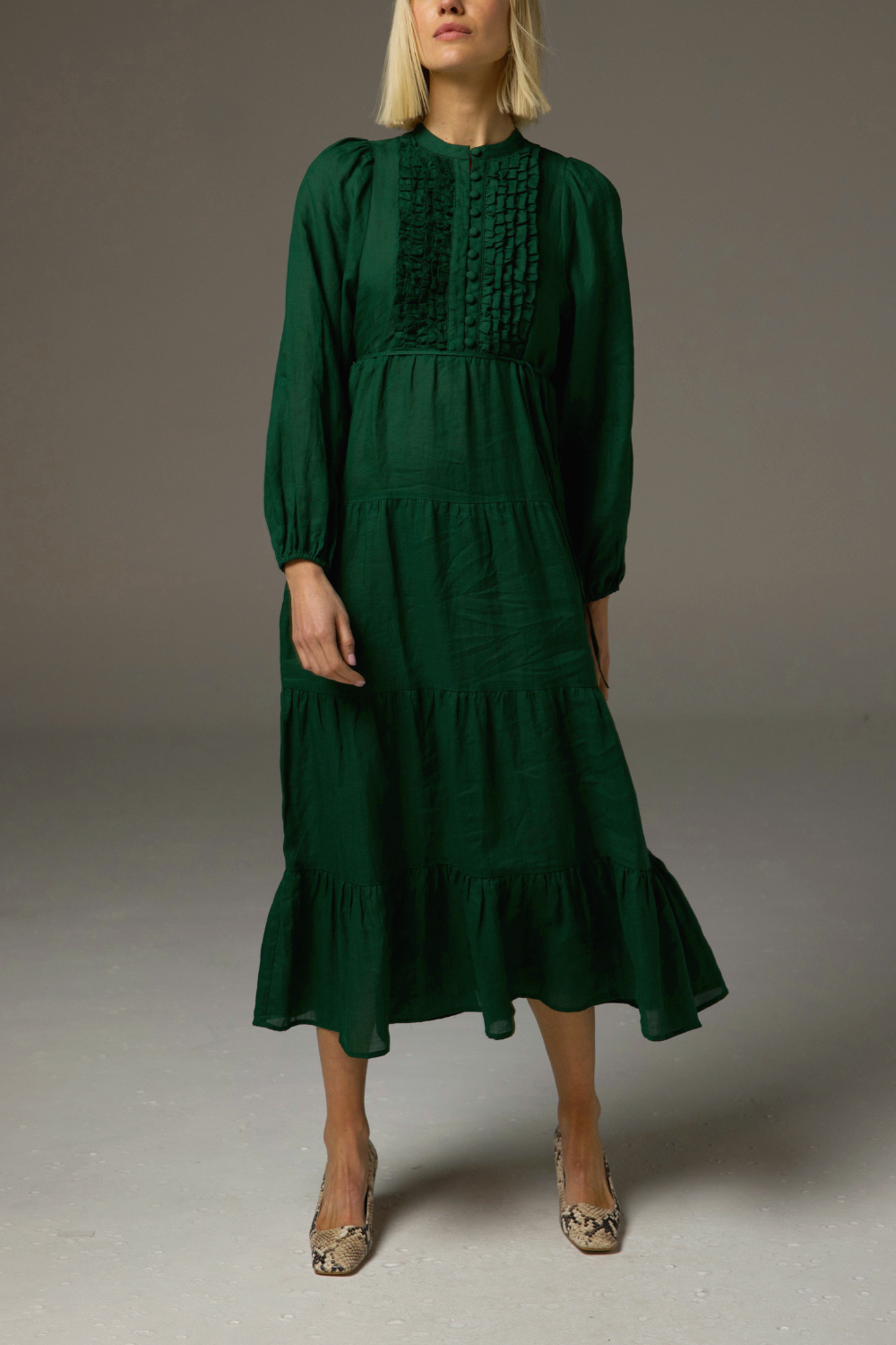 zeal dress - emerald