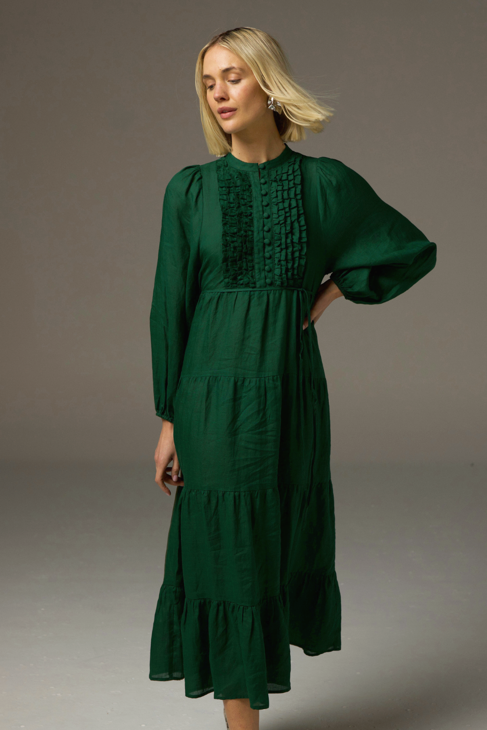 zeal dress - emerald