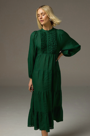 zeal dress - emerald