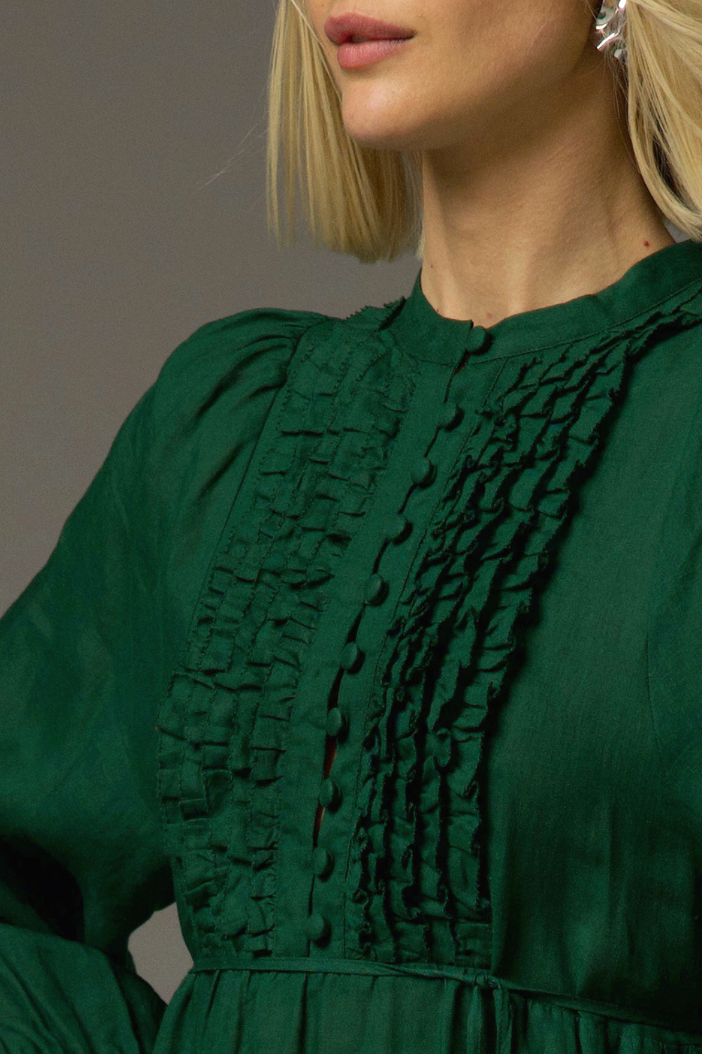 zeal dress - emerald