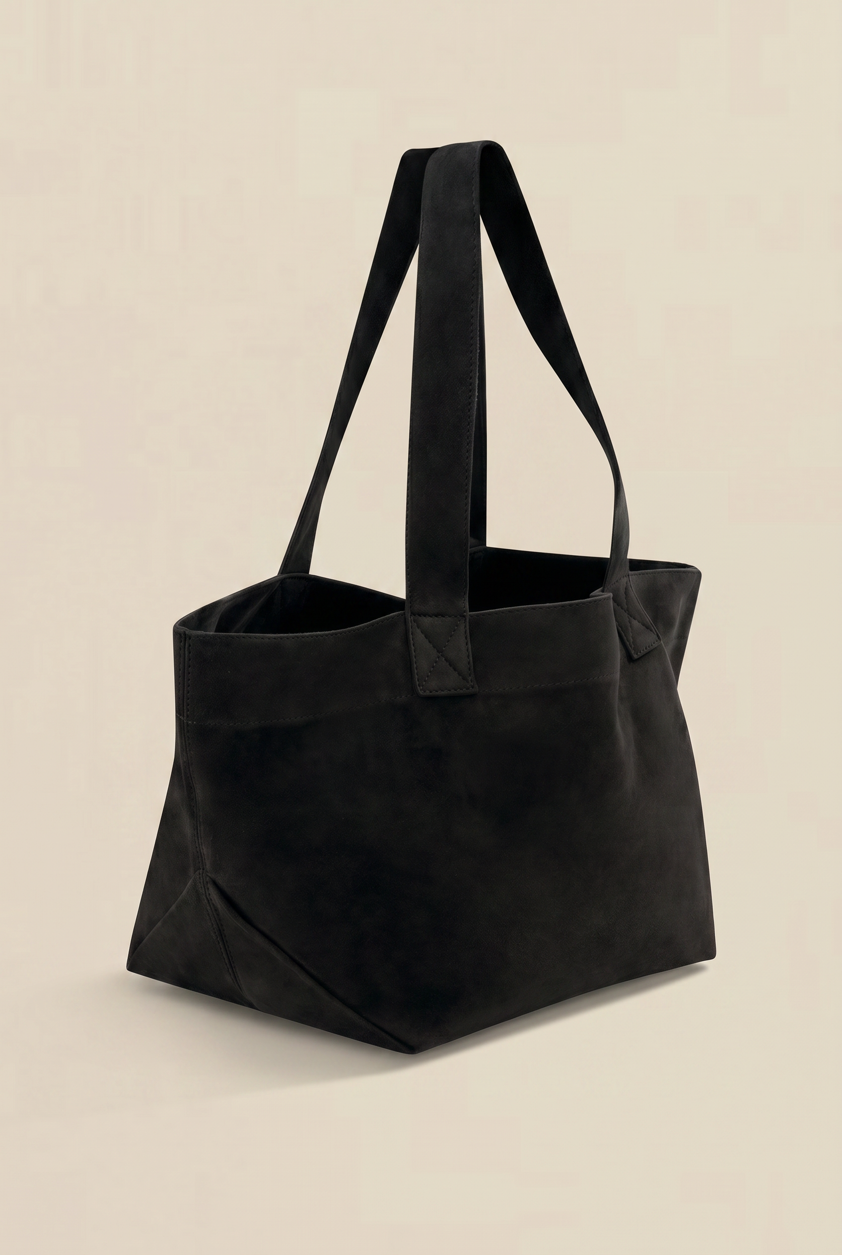 suede shoulder bag - black suede|  zoe kratzmann| considered design