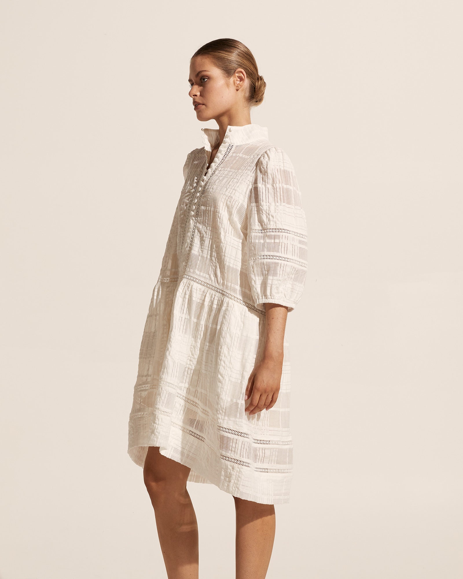 elixir dress - porcelain