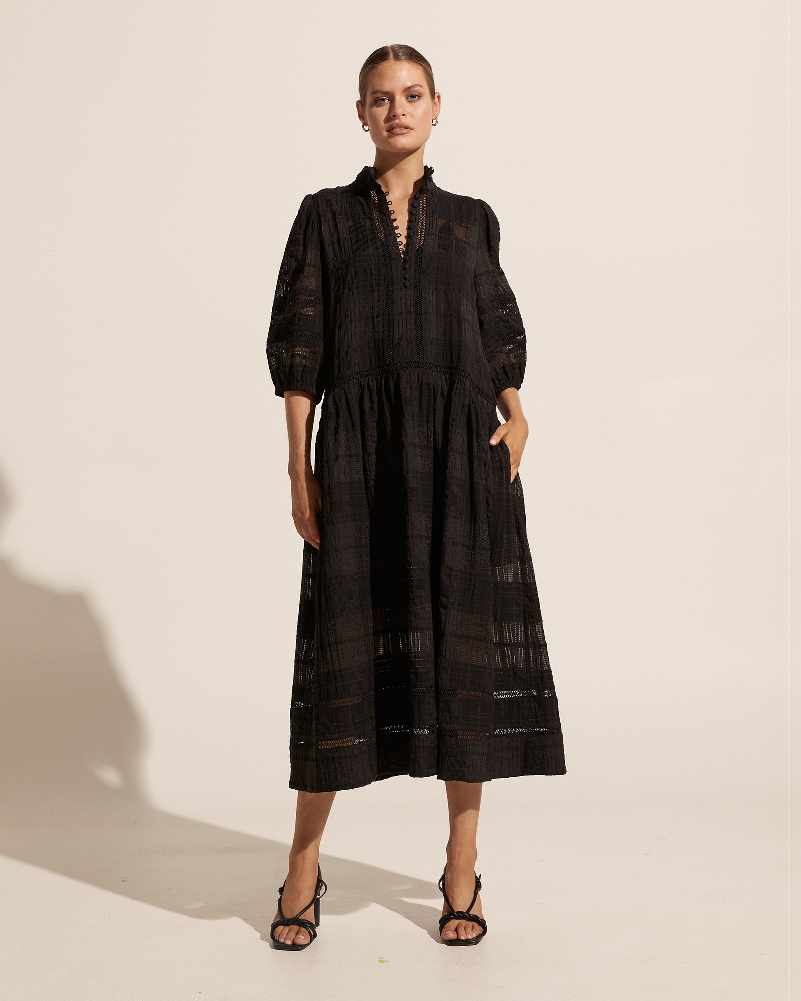 liberty dress - black