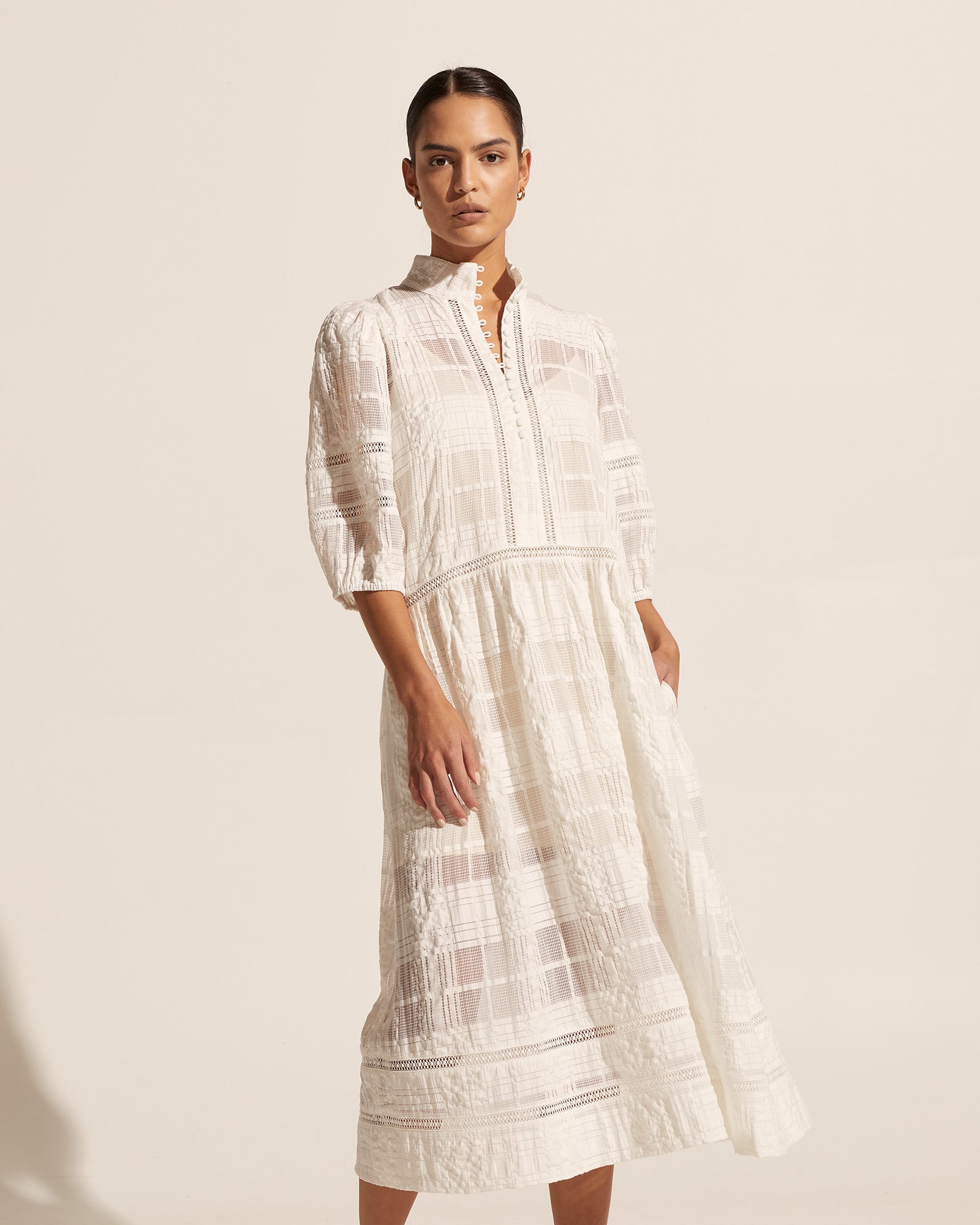 liberty dress - porcelain