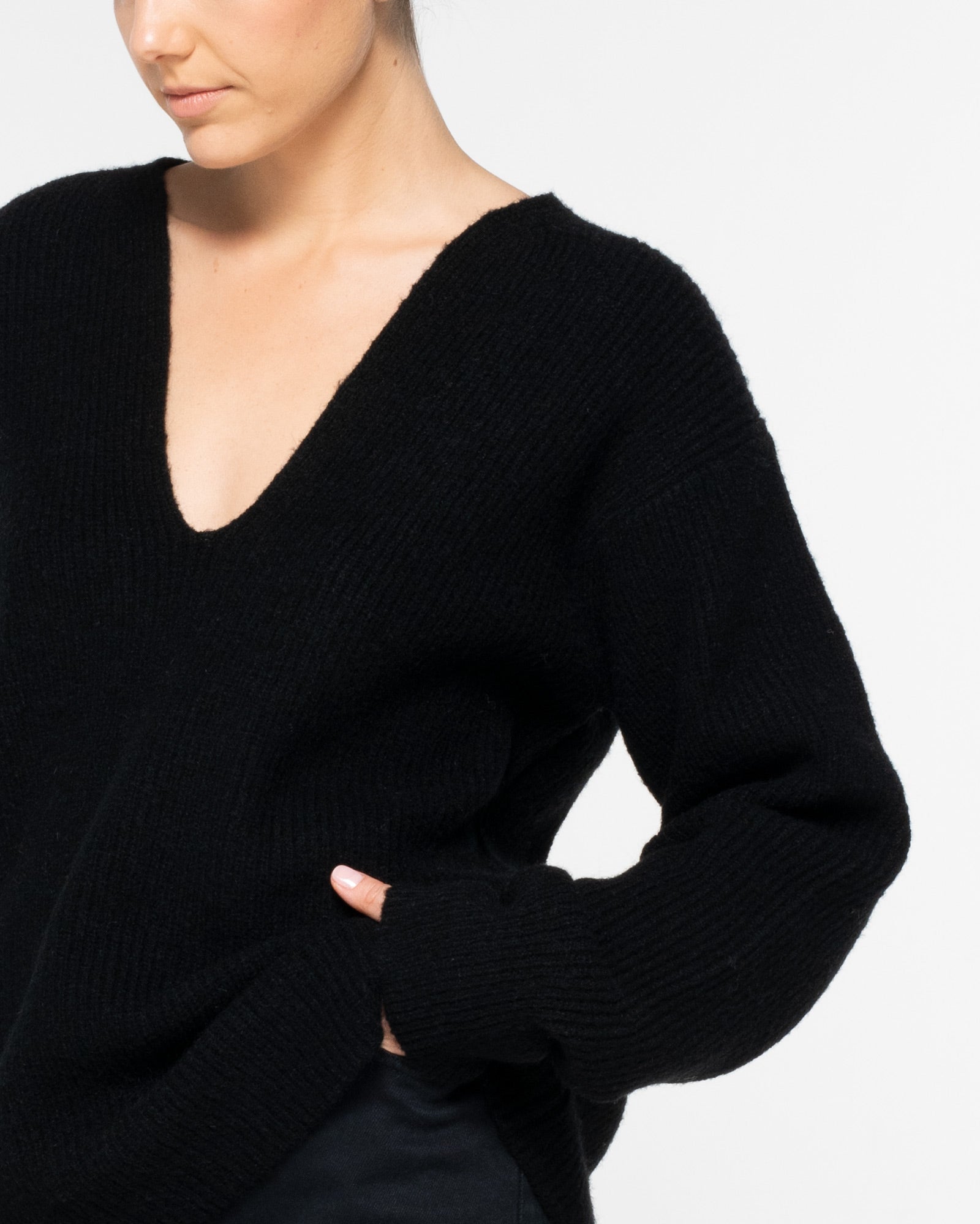 pare knit - black
