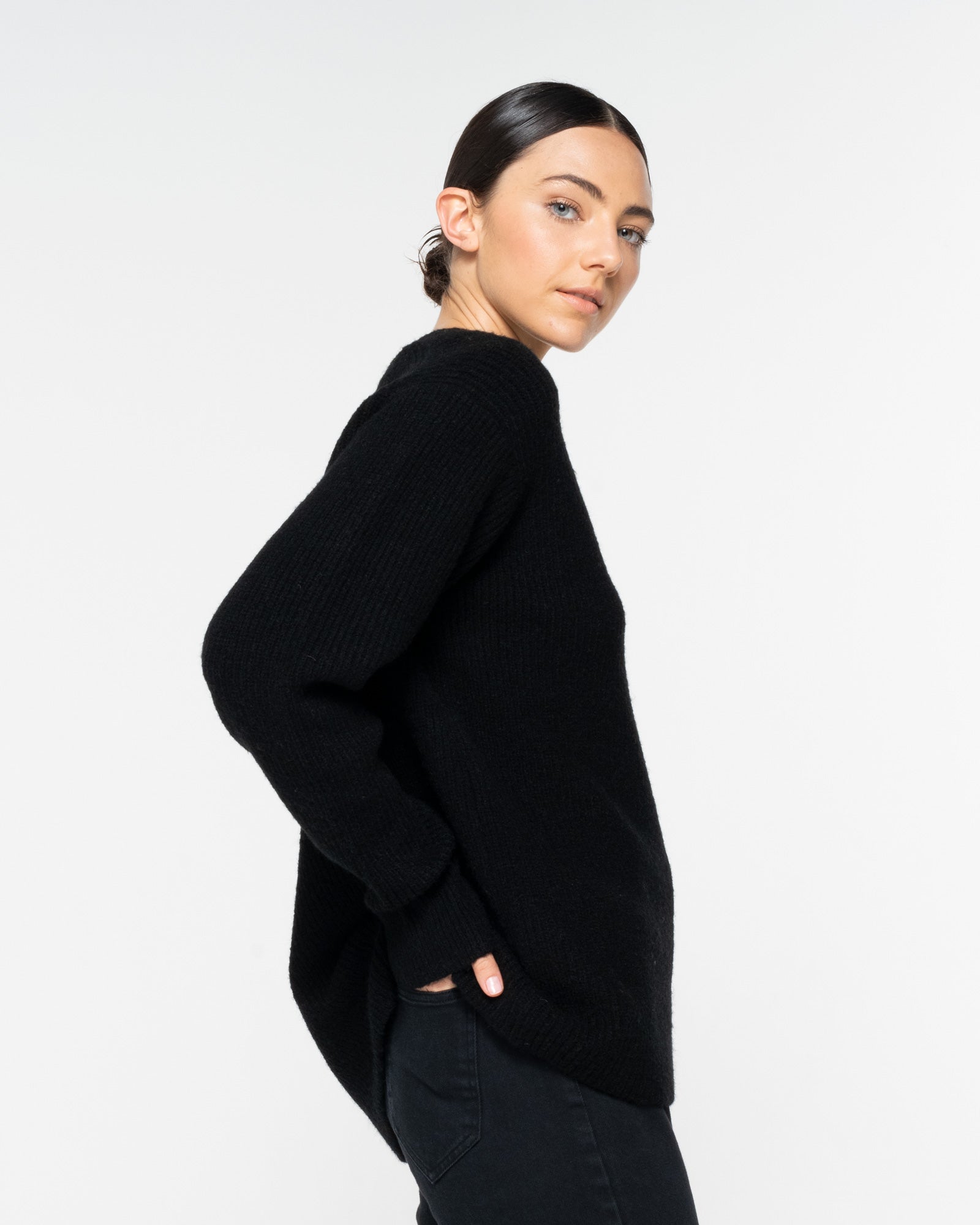 pare knit - black