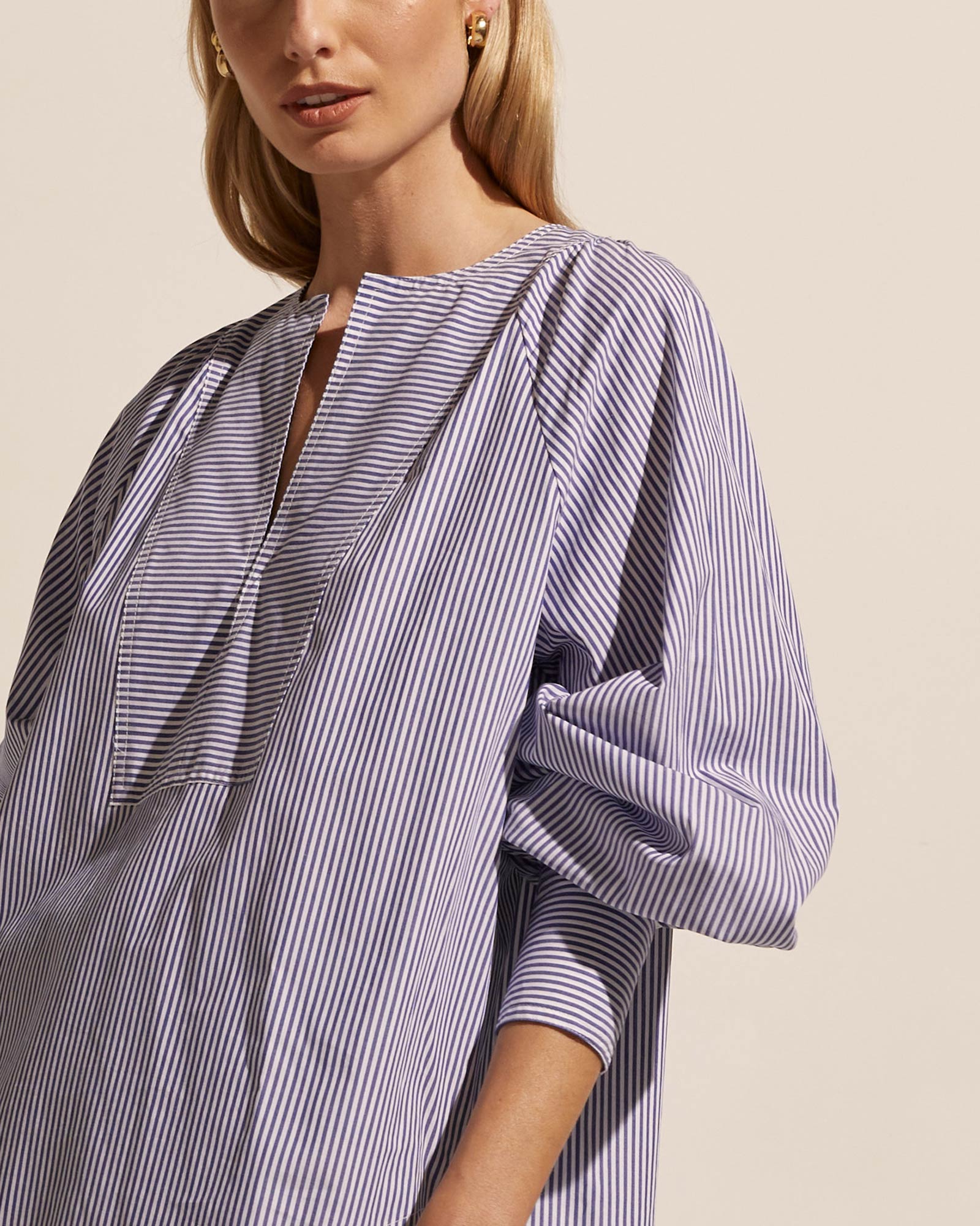 collude top - navy stripe3