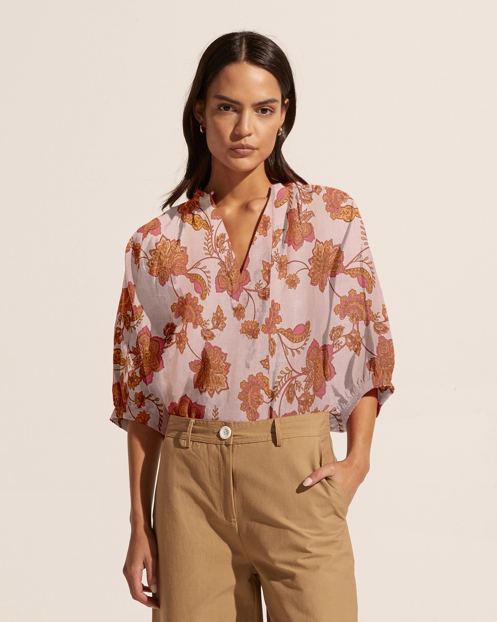 remark top - icing floral