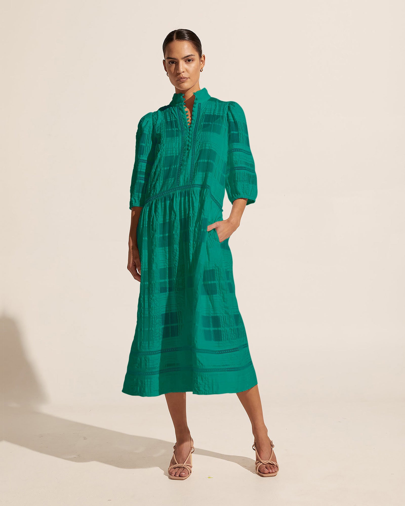 liberty dress - jade