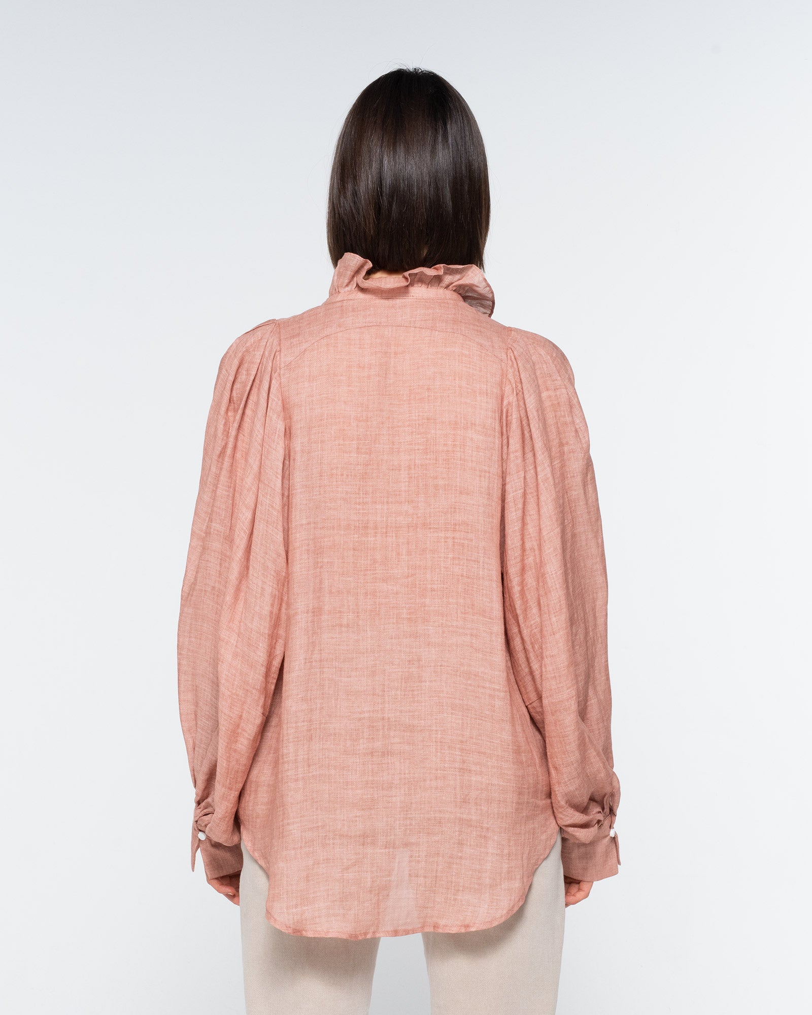 trellis top - russet