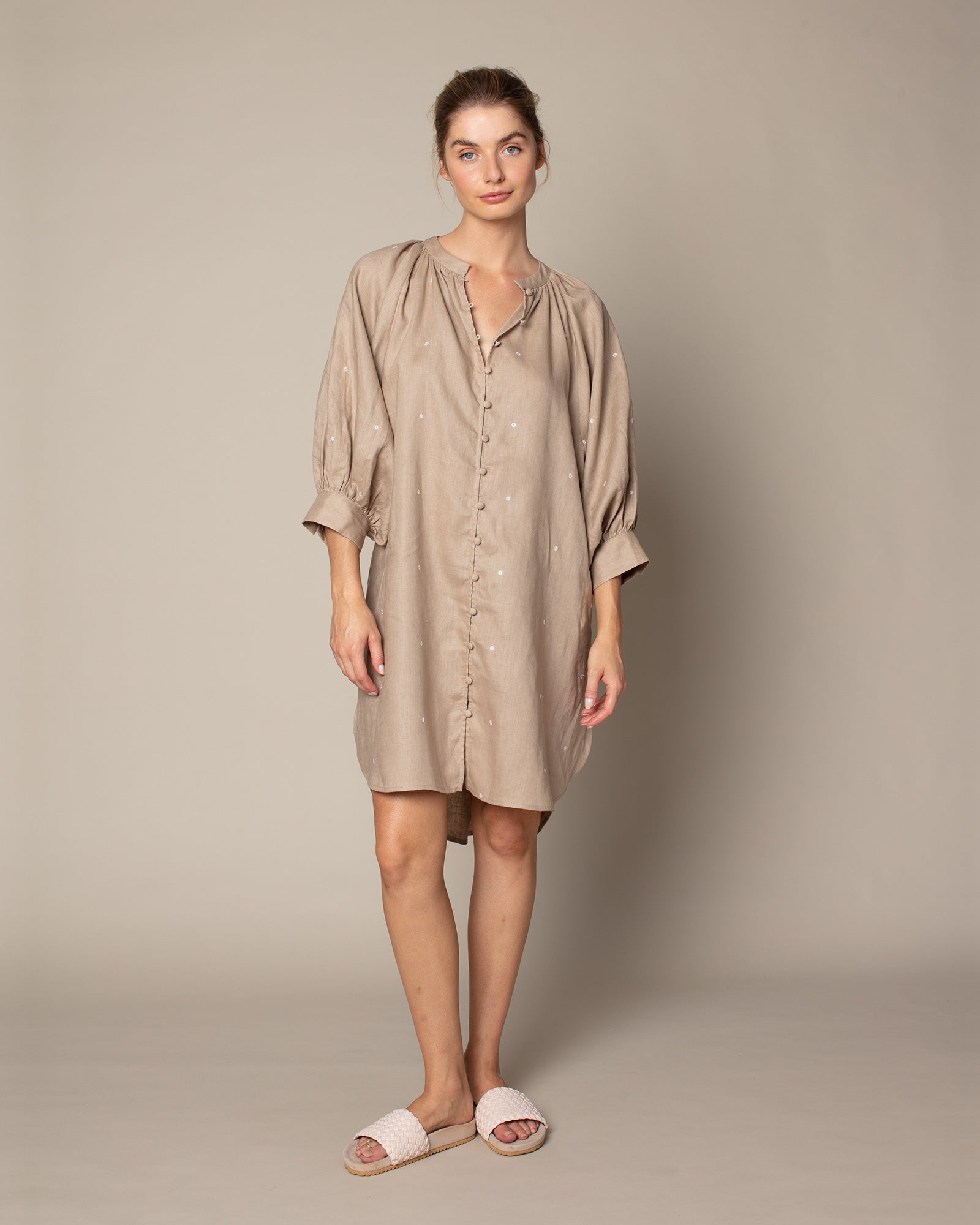 submerge dress - caramello