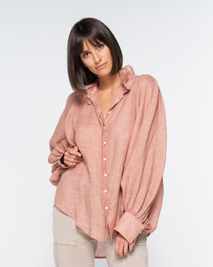 trellis top - russet