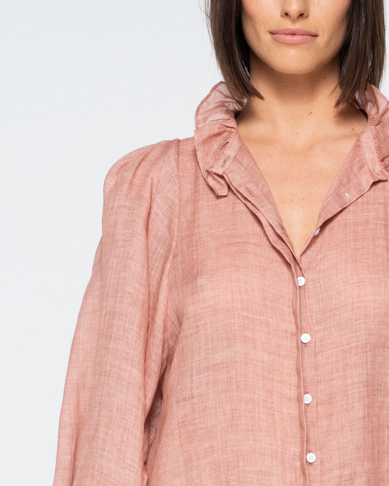 trellis top - russet