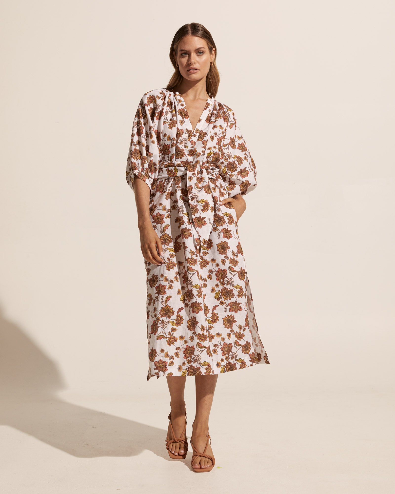 motto dress - spice floral
