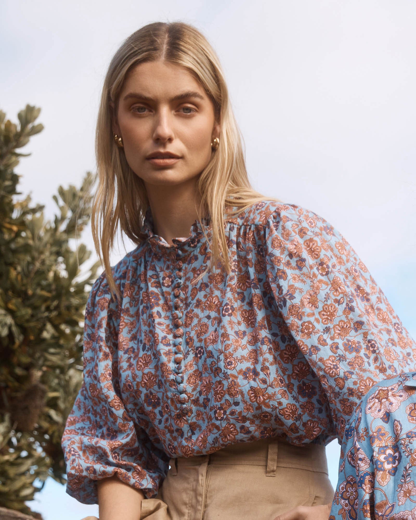 lilt top - sardine paisley