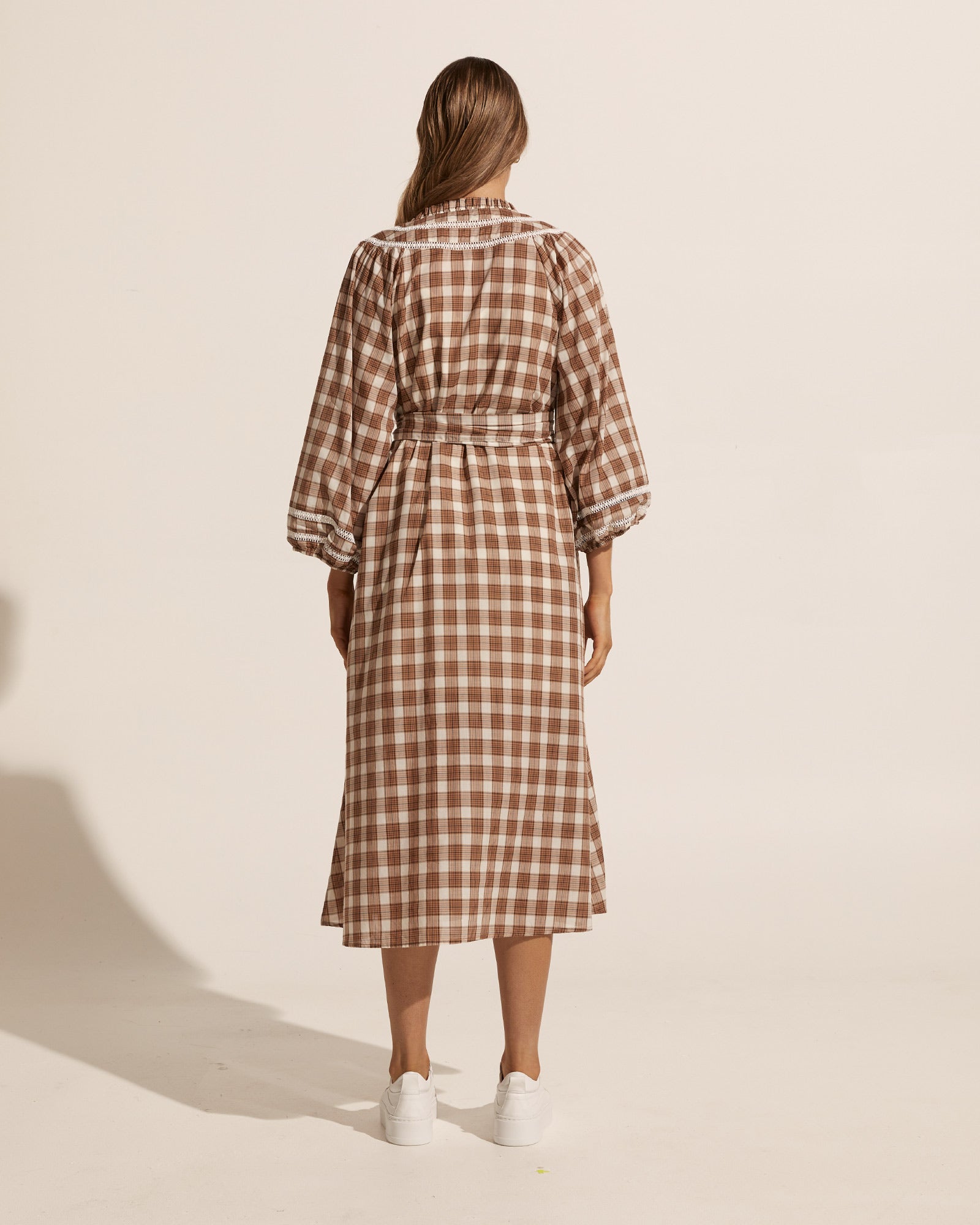 reservoir dress - clove check