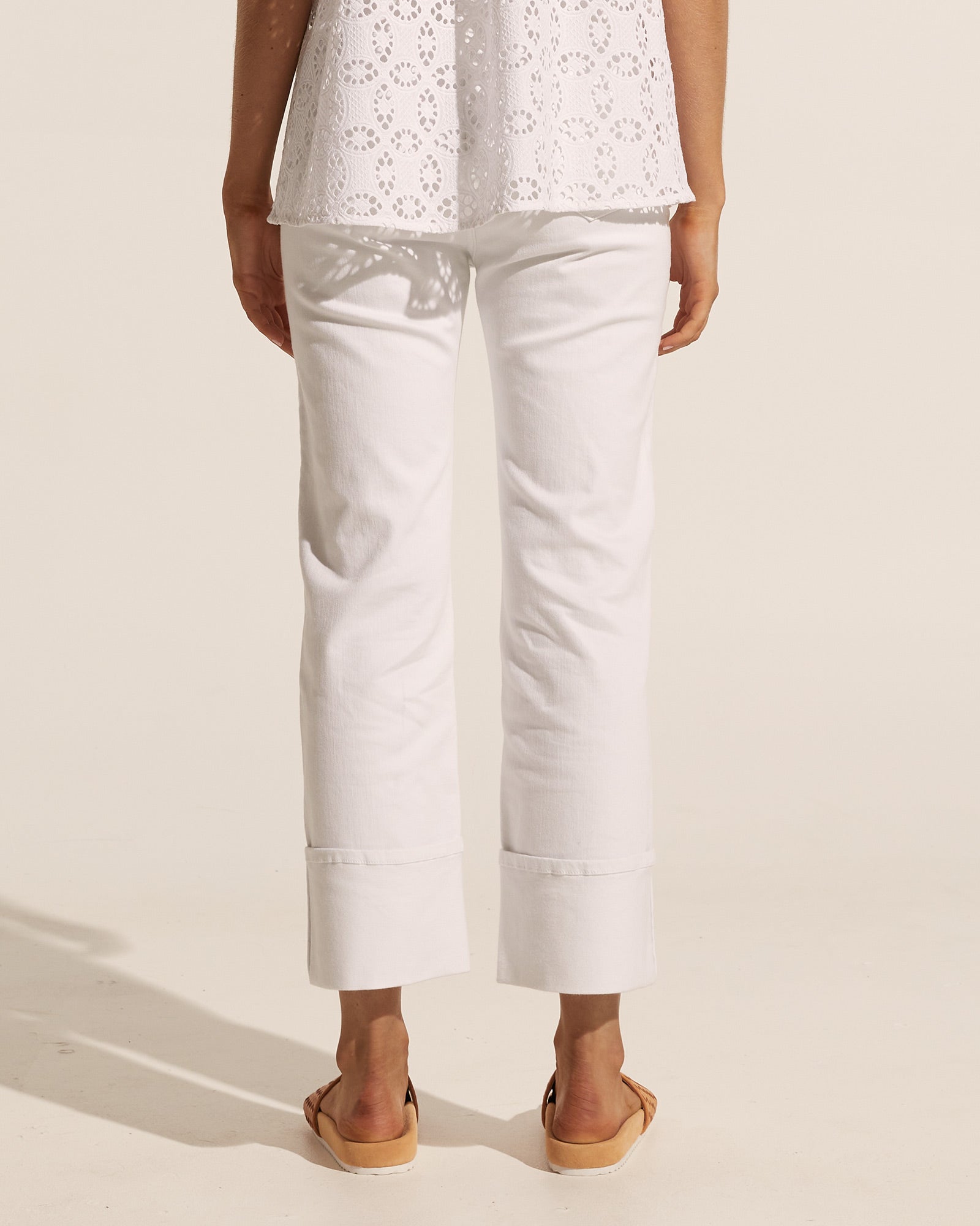 journey pant - white