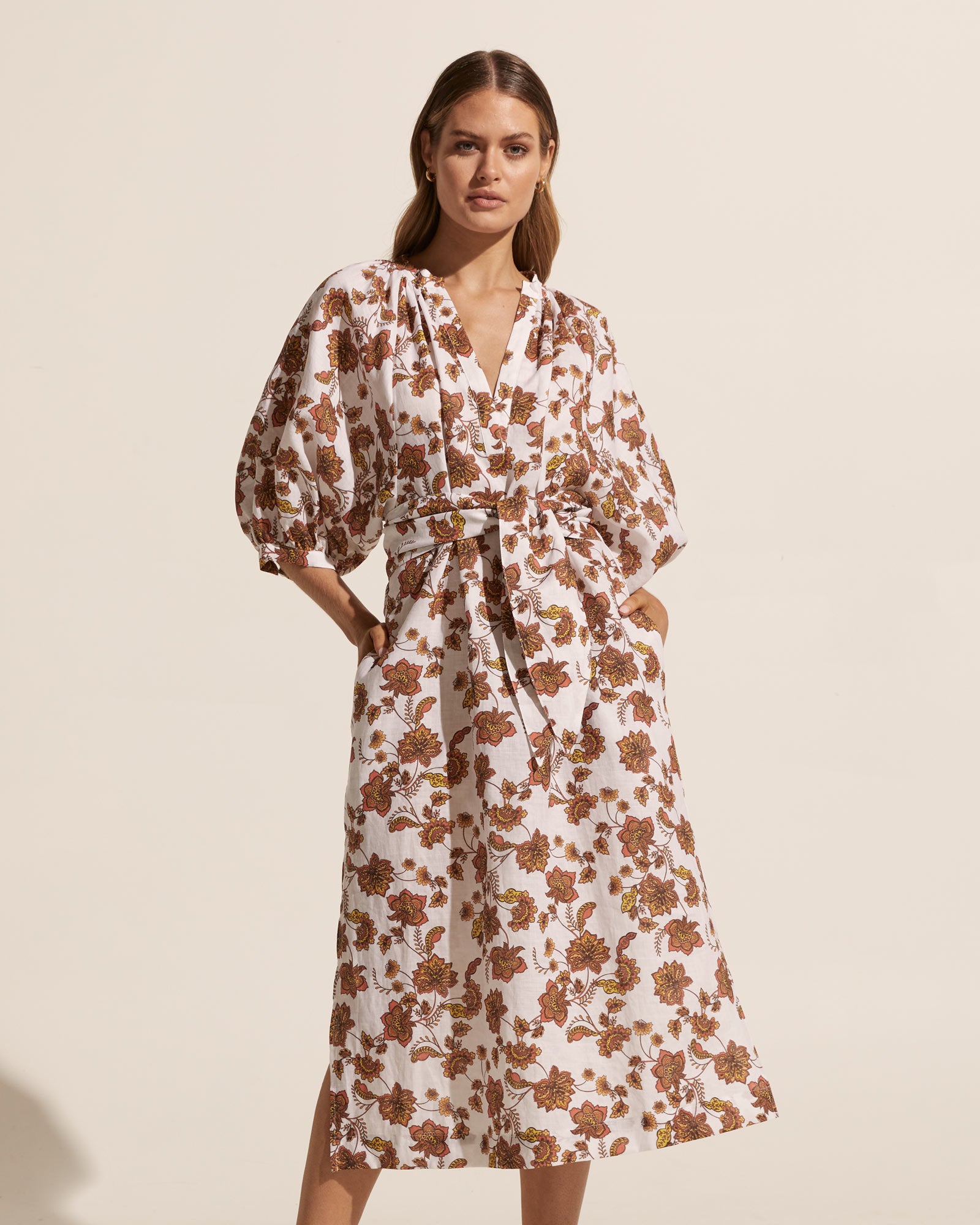 motto dress - spice floral