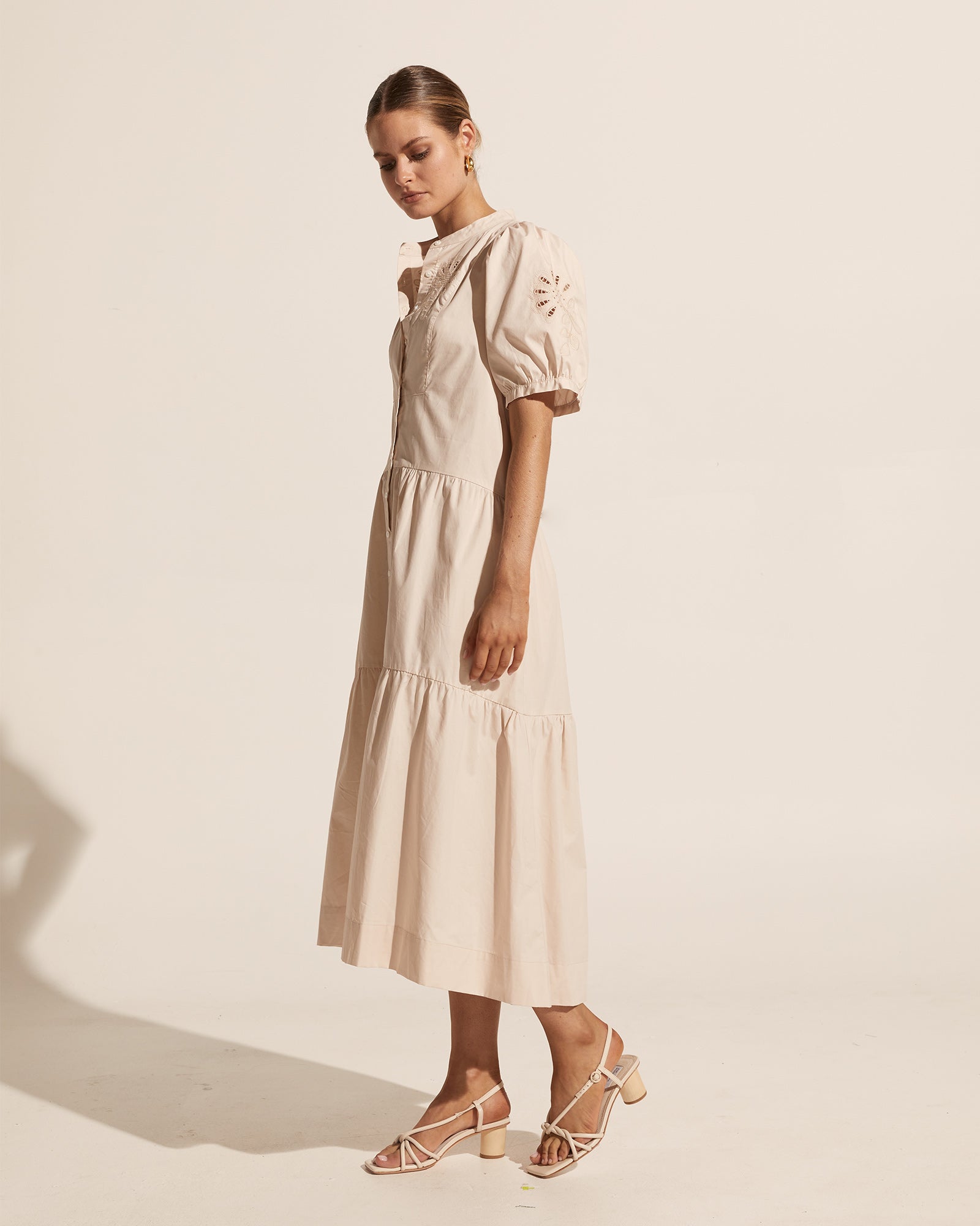 truce dress - bone