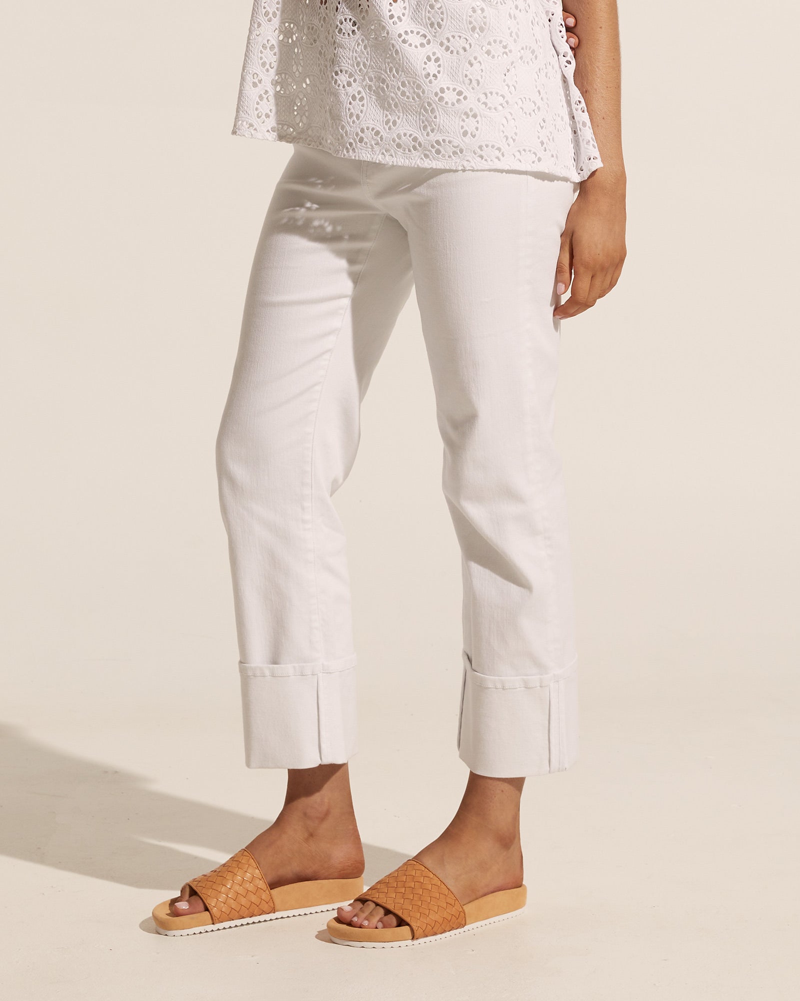 journey pant - white