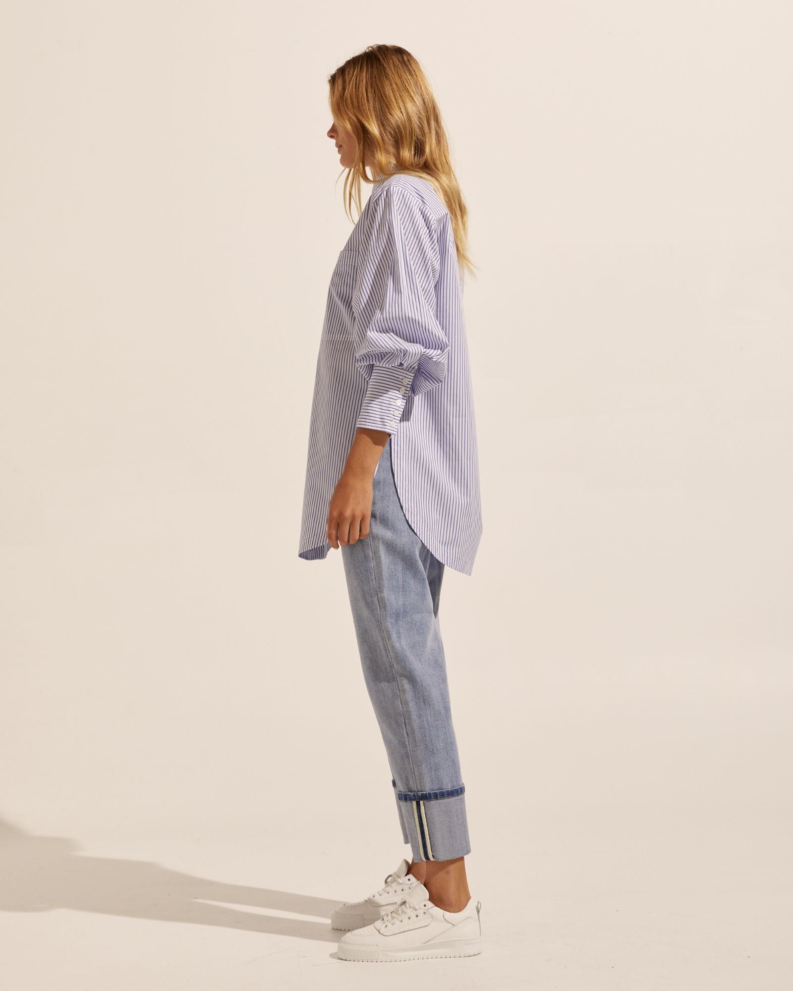 ardent top - blue stripe