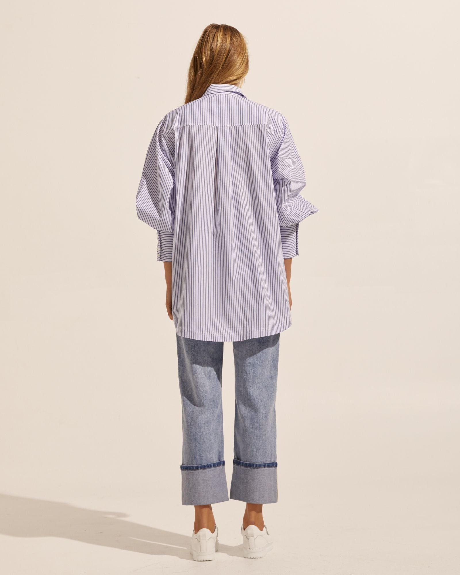 ardent top - blue stripe