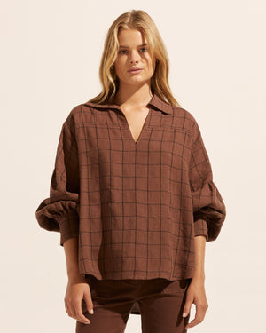 bounty top - chocolate check