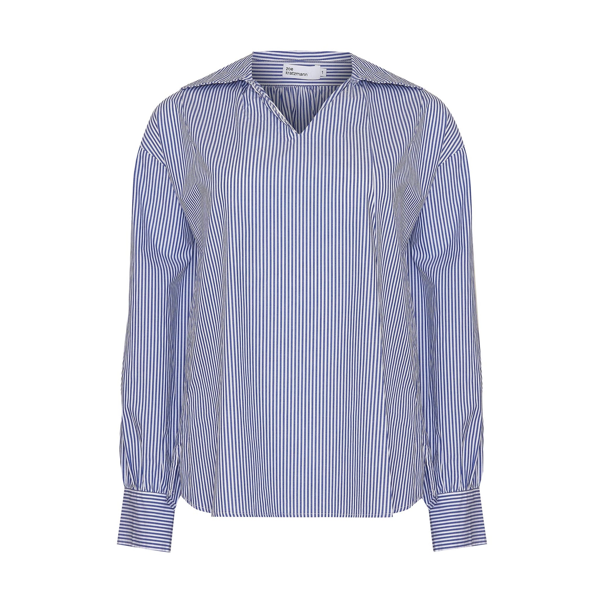 stroll top - navy stripe