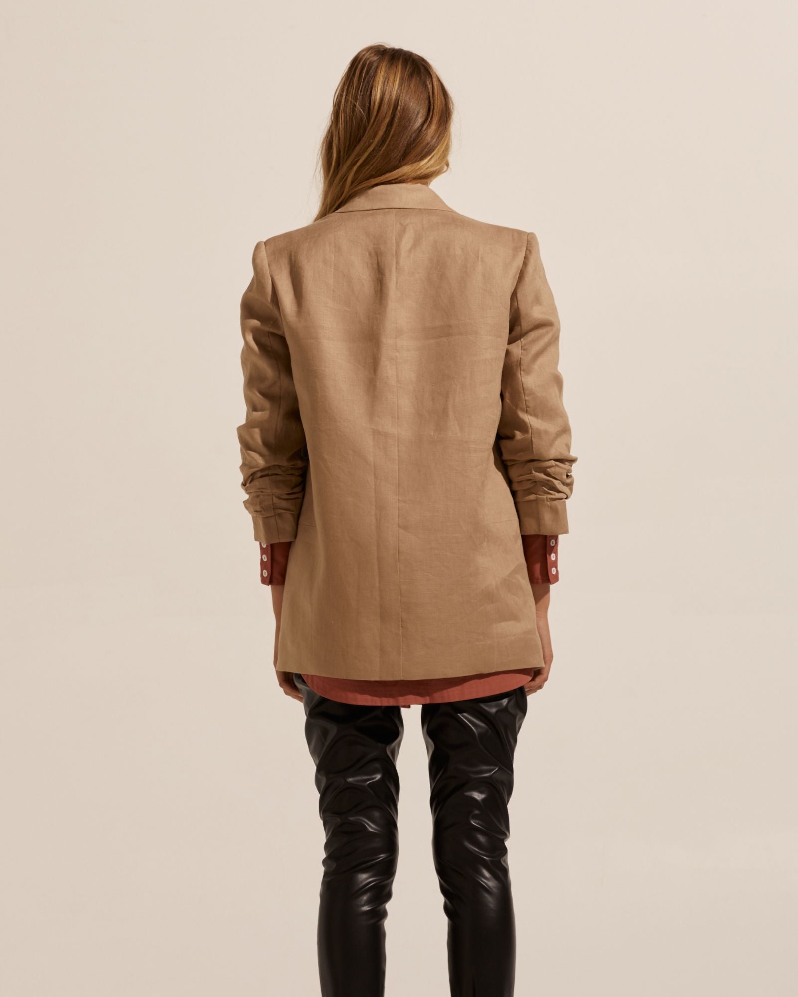 entitle jacket - caramel