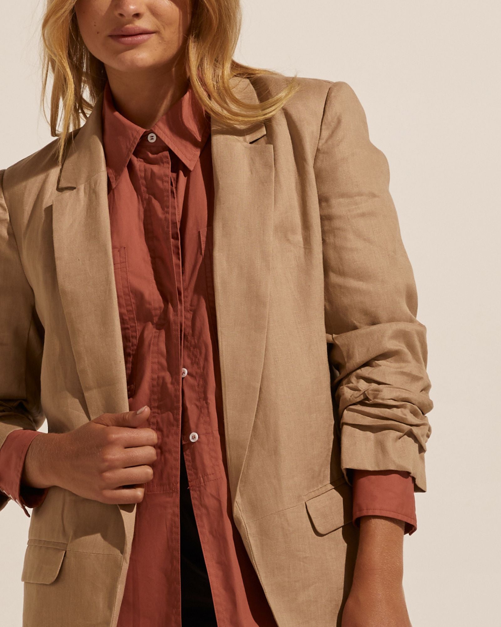 entitle jacket - caramel
