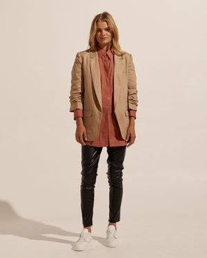 entitle jacket - caramel
