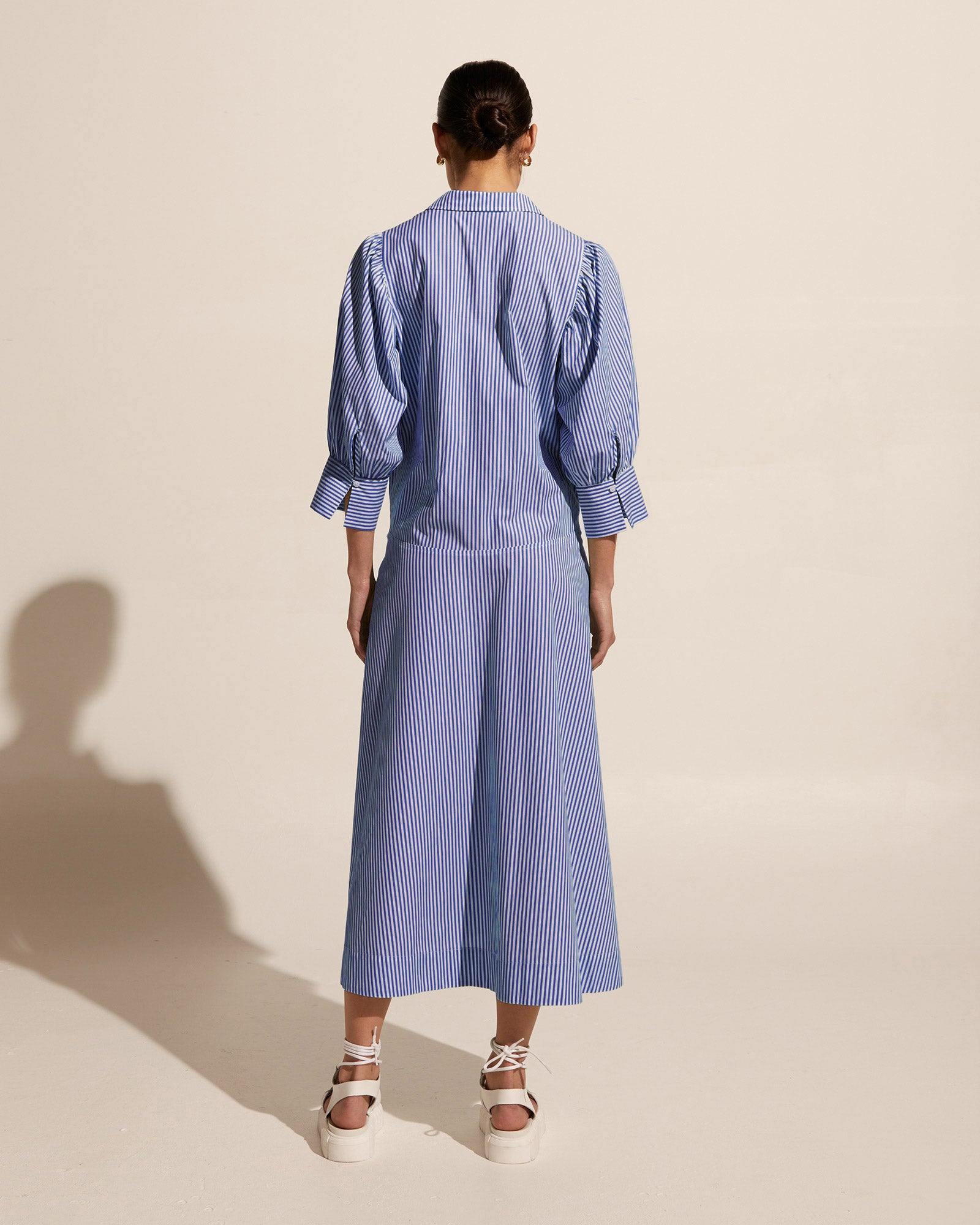 keynote dress - blue stripe