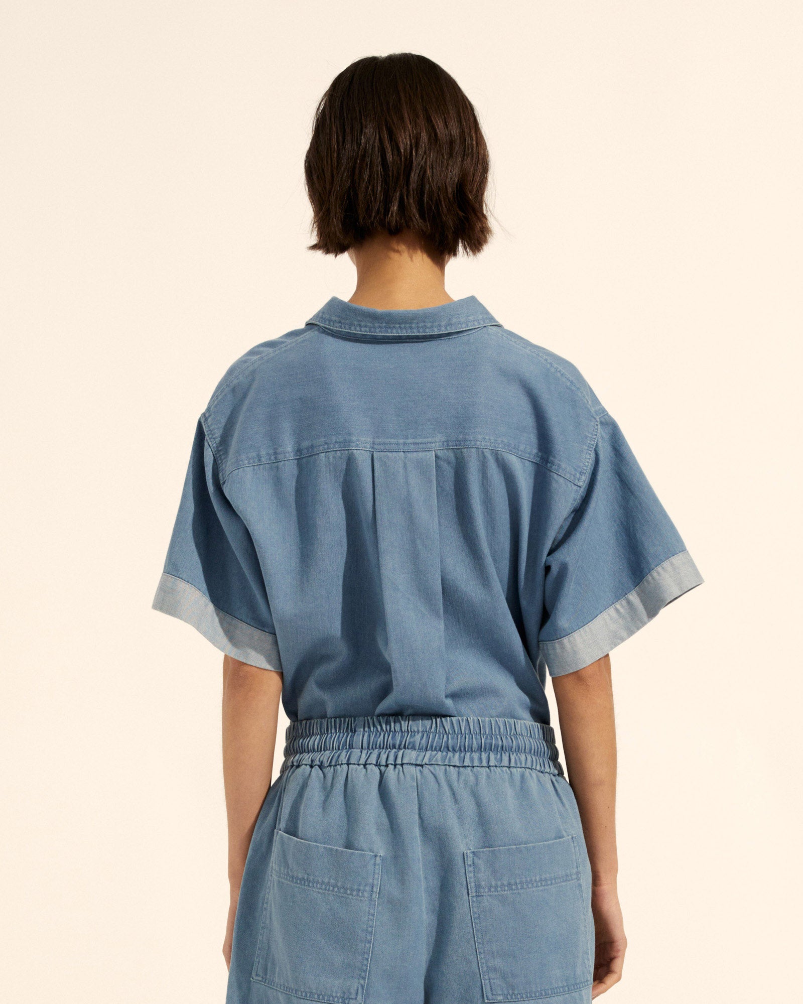 rider top - chambray