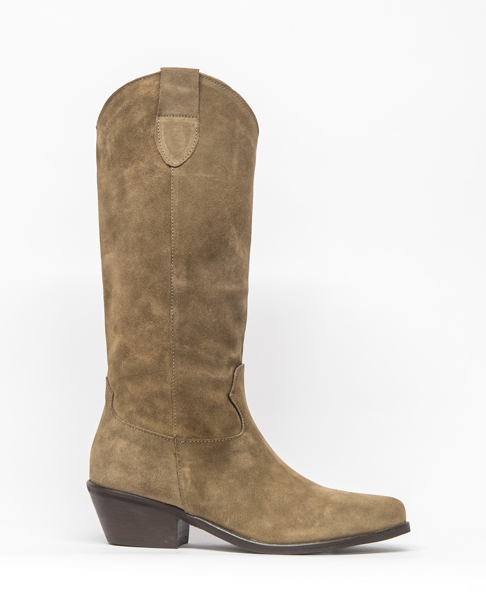 sprite boot - taupe suede