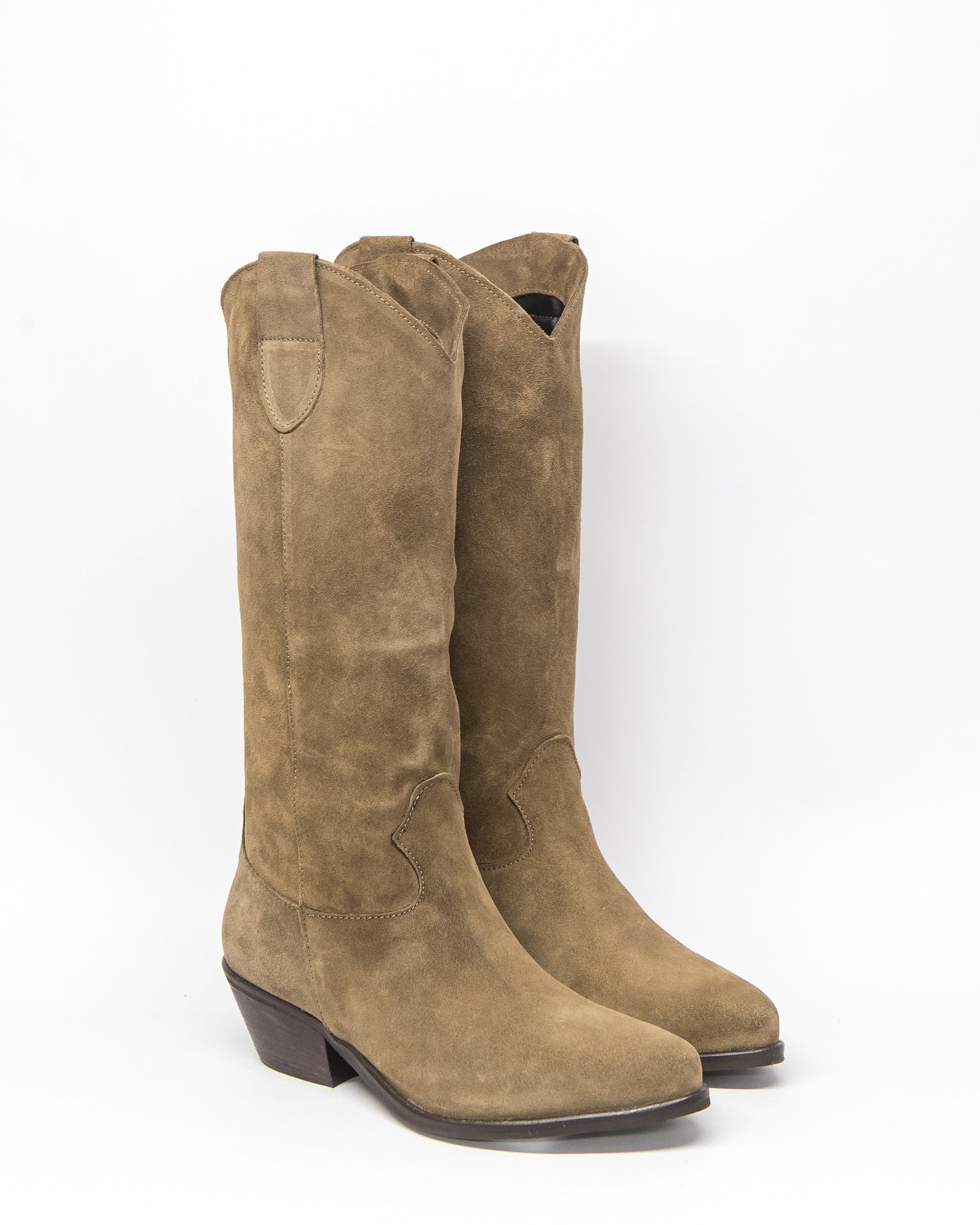 sprite boot - taupe suede