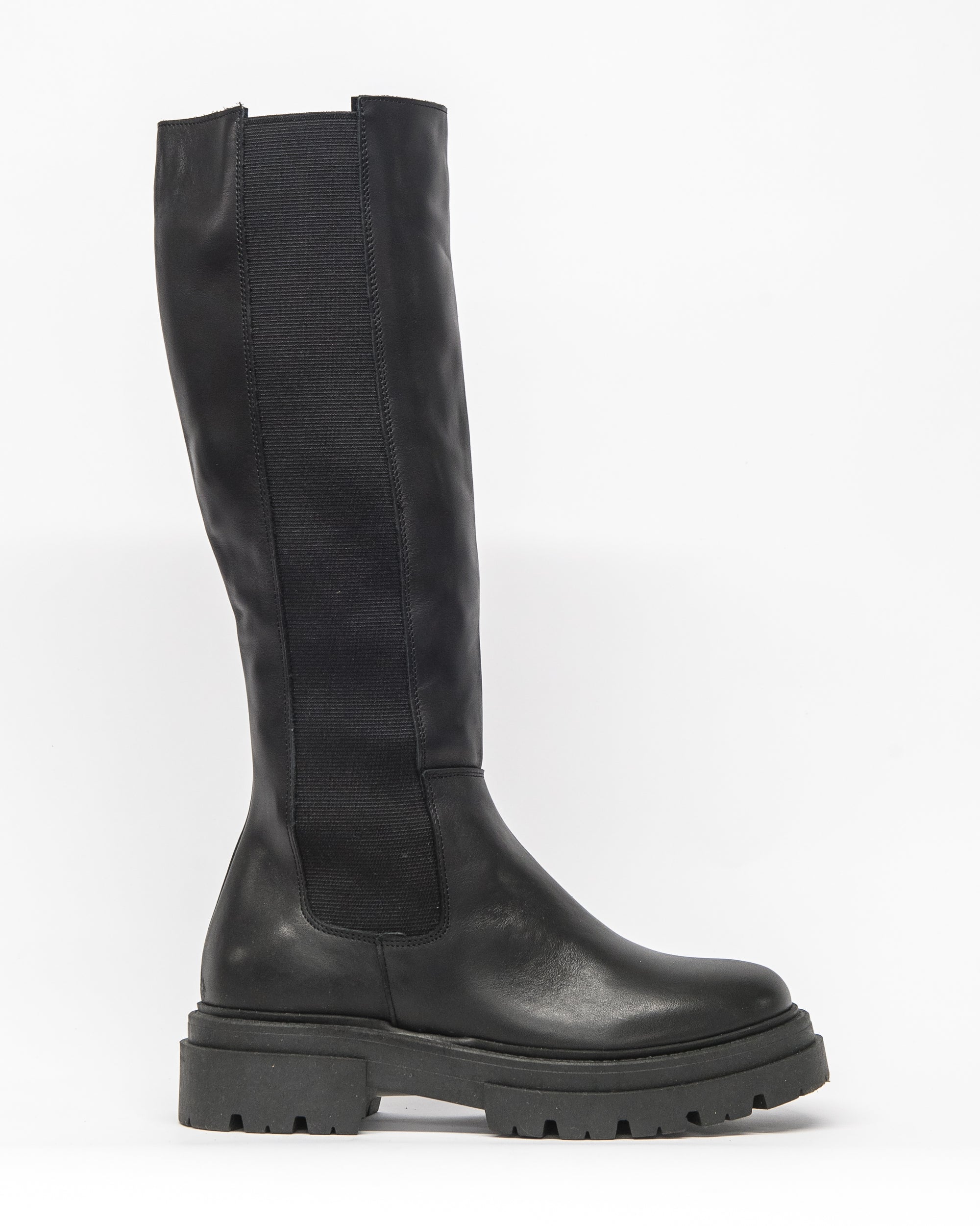 beseech boot - black leather
