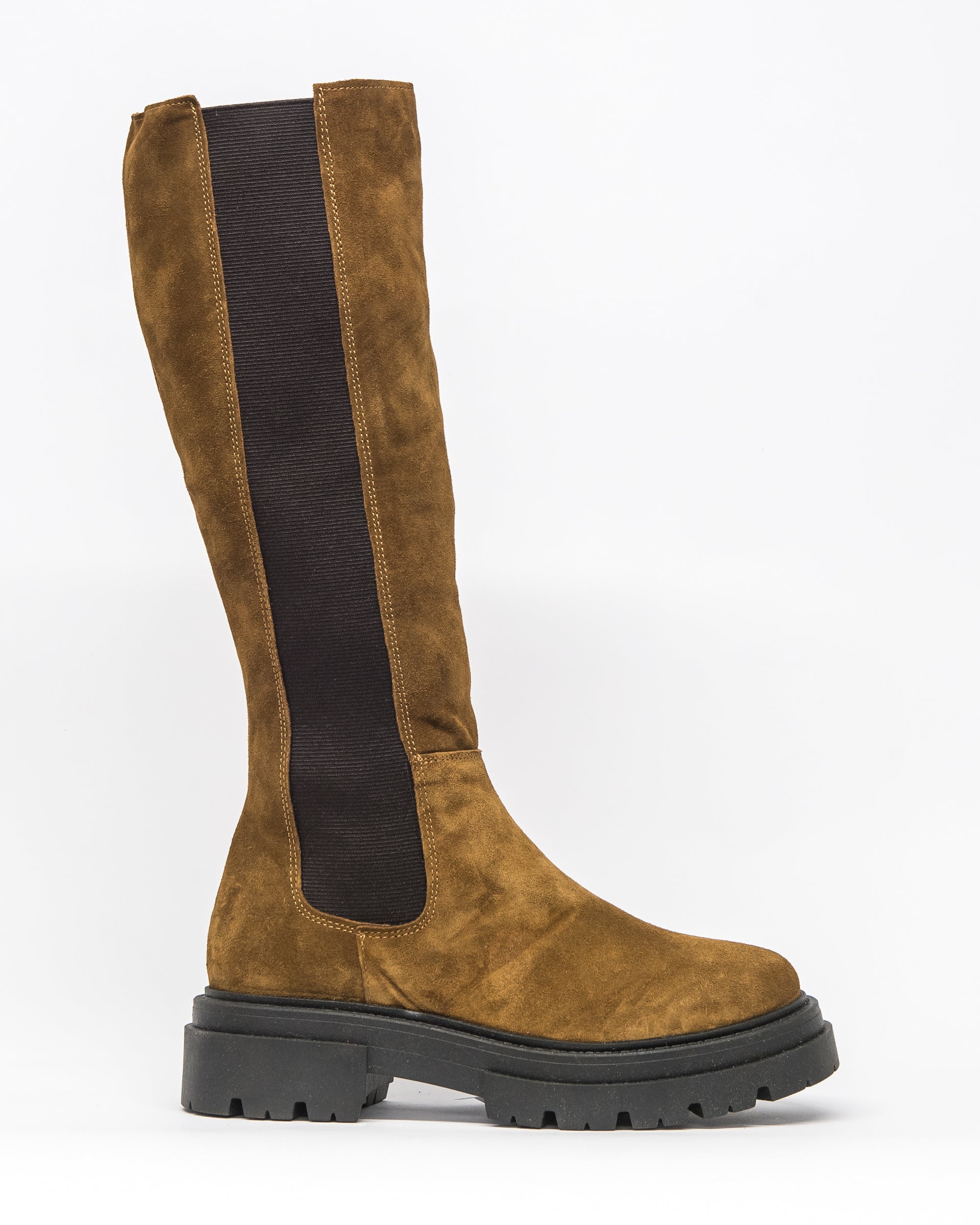 beseech boot - brown suede