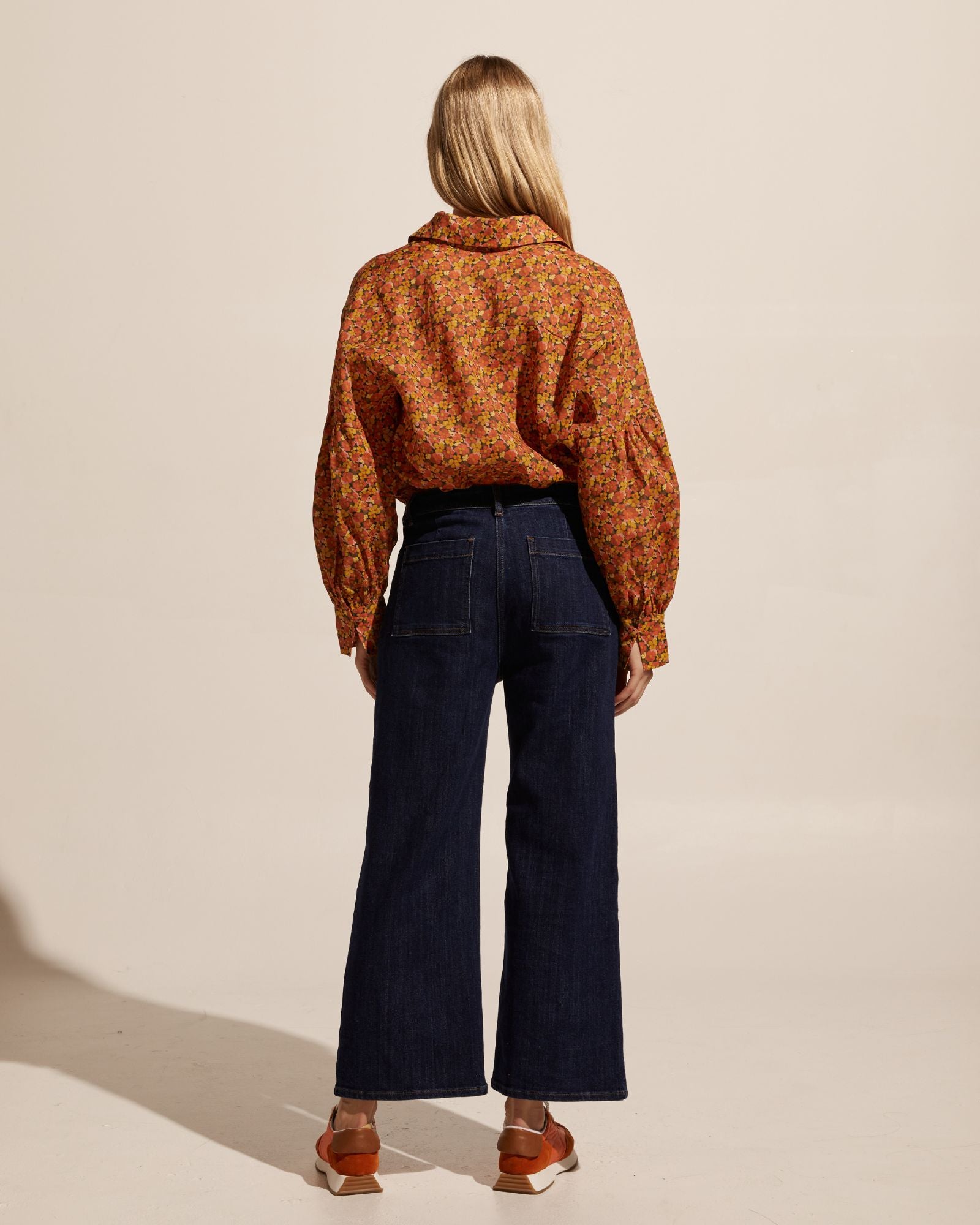 bounty top - sunset floral