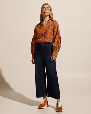 bounty top - sunset floral