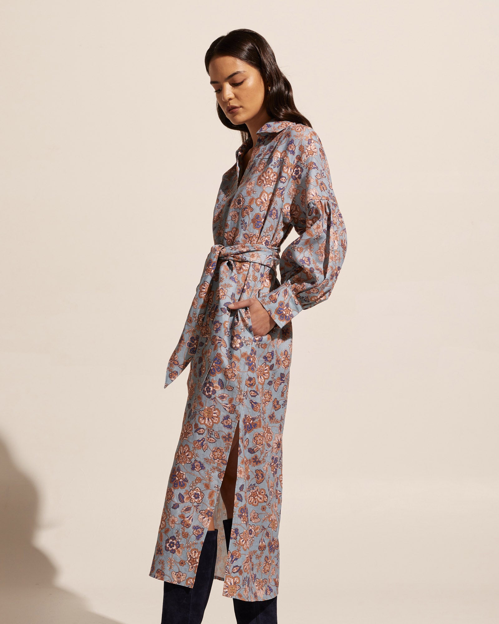 beeline dress - sardine paisley 4